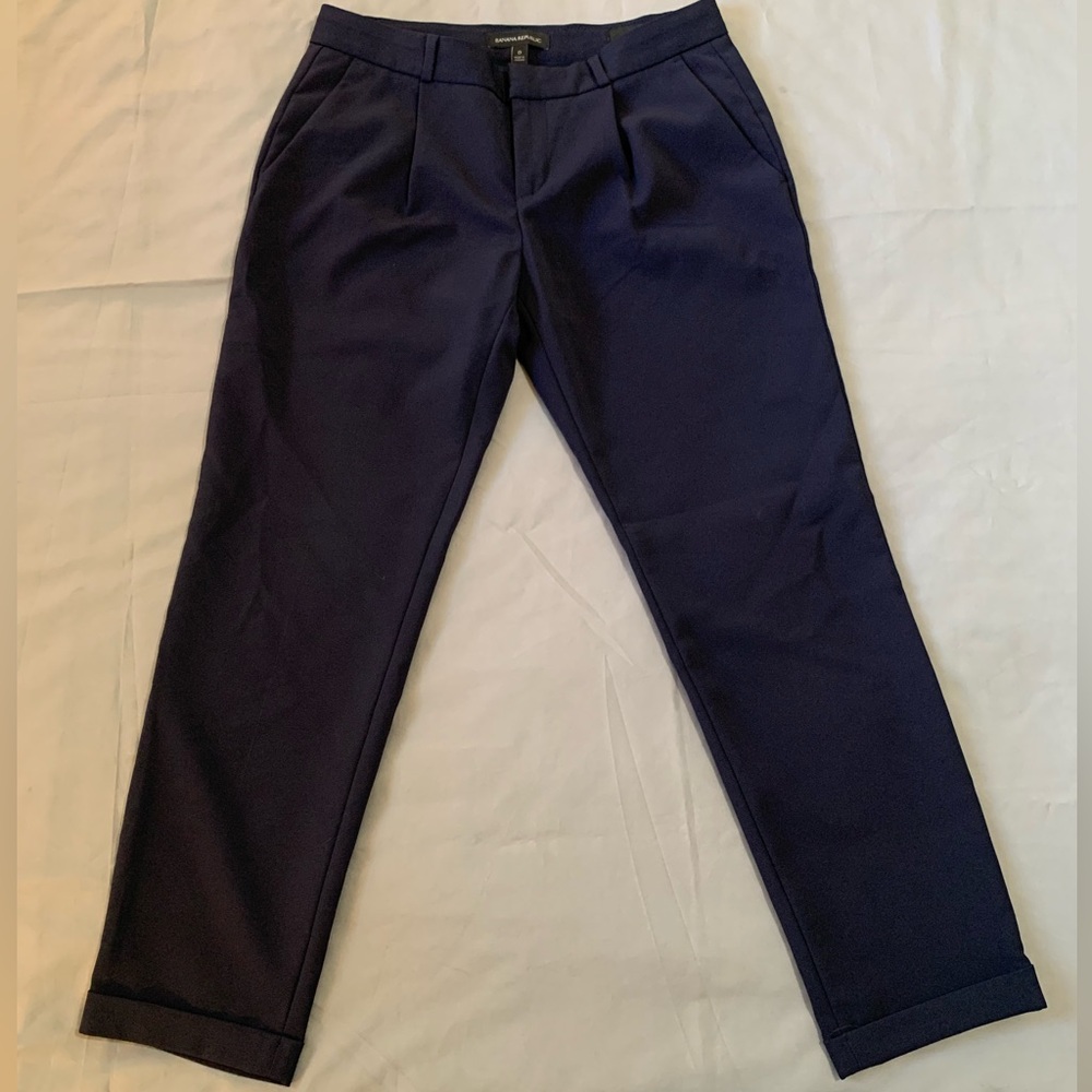 Banana Republic Men's Dark Blue Dress Pants